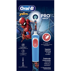 Электрическая зубная щетка Oral-B BRAUN Vitality Pro Kids Spiderman (D103.413.2K)
