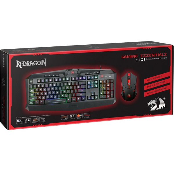 Клавиатура + мышь Redragon S101-1