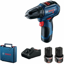Дрель-шуруповерт Bosch GSR 12V-30 Professional (06019G9000) с 2-мя АКБ, кейс