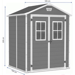 Хозблок Keter Manor 6x5 245080 (1.85x1.52)