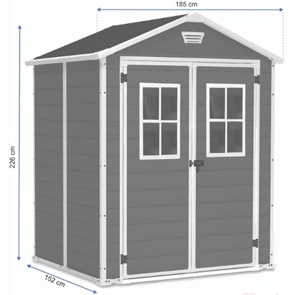 Хозблок Keter Manor 6x5 245080 (1.85x1.52)