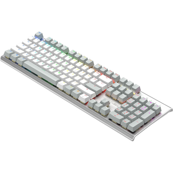 Клавиатура A4Tech Fstyler FS100 Neon (серебристый/серый)