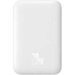 Внешний аккумулятор Baseus Magnetic Wireless PPCX020002 6000mAh (белый)