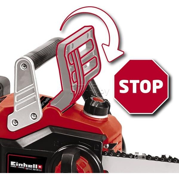 Аккумуляторная пила цепная Einhell GE-LC 36/35 Li-Solo (4501780) без ЗУ и АКБ