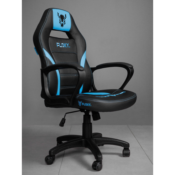 Кресло компьютерное FLOKY VIBE Aqua-Black