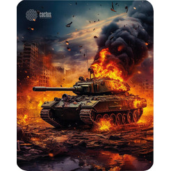 Коврик для мыши Cactus CS-MP-D04M Burning tank