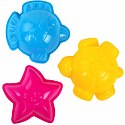 Кинетический песок BRAUBERG 665480 (песочный, 3000 г, 3 формочки, лопатка, грабли, ведро)