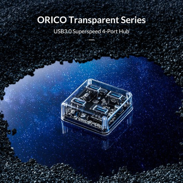 USB-хаб Orico MH4UC-U3-05-CR-BP