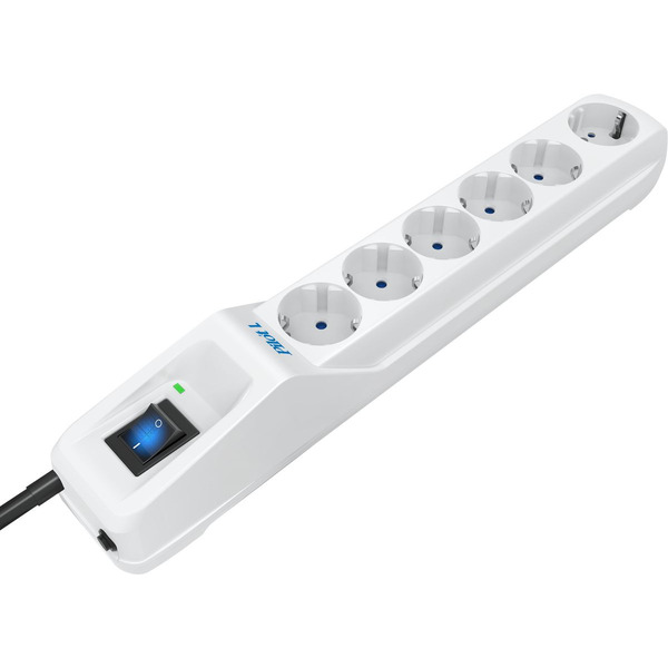 Сетевой фильтр Pilot L (GP) 174 7м (6 розеток) белый