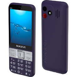 Мобильный телефон Maxvi B33 (фиолетовый)
