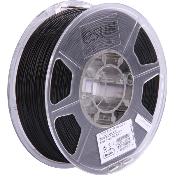 Пластиковая нить ESUN PLA+ 1,75 мм black