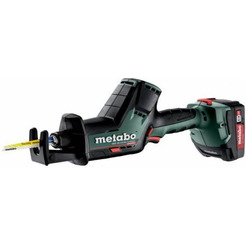 Сабельная пила Metabo SSE 18 LTX BL Compact 602366500 (с 2-мя АКБ, кейс) 602366500