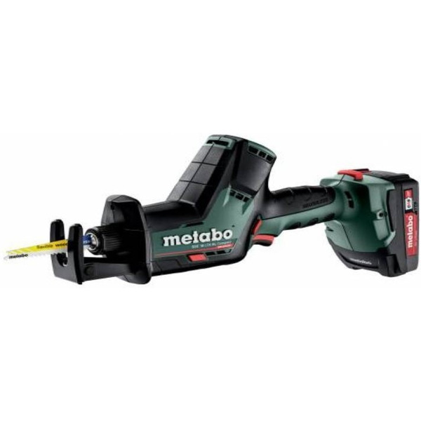 Сабельная пила Metabo SSE 18 LTX BL Compact 602366500 (с 2-мя АКБ, кейс) 602366500