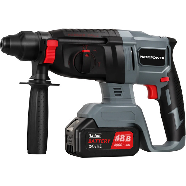 Аккумуляторный перфоратор беcщеточный ProfiPower MKDHR-18V