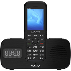 Кнопочный телефон Maxvi RT-03 (черный)