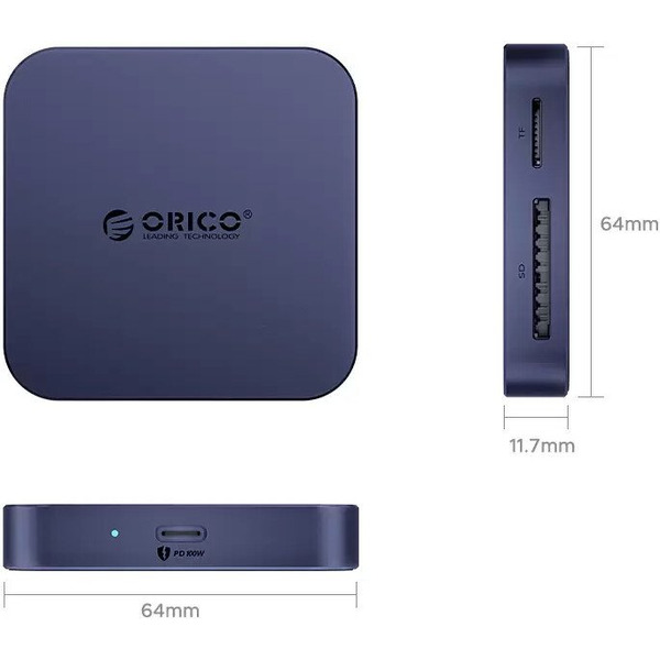 Карт-ридер Orico Air5-BL-BP