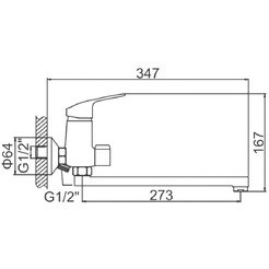 Смеситель Ledeme H37 L2237B
