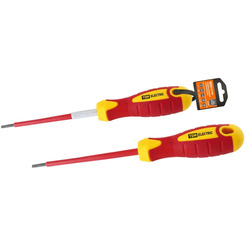 Отвертка TDM ЭкспертЭлектрик шлицевая диэлектрическая SL5 x 125 (SQ1007-0103)