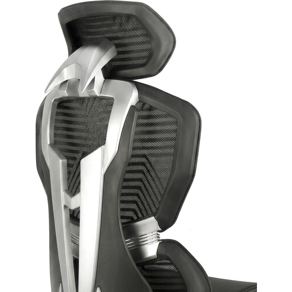 Игровое кресло myroo Game Assassin с подножкой Black (A2512W-BL)