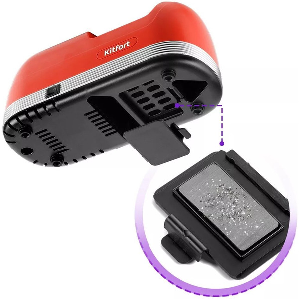 Электроточилка для ножей Kitfort КТ-4069-1 (красный)