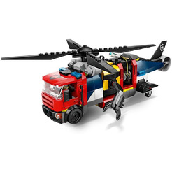 Конструктор LEGO City 60462 Вертолет, пожарная машина и подводная лодка