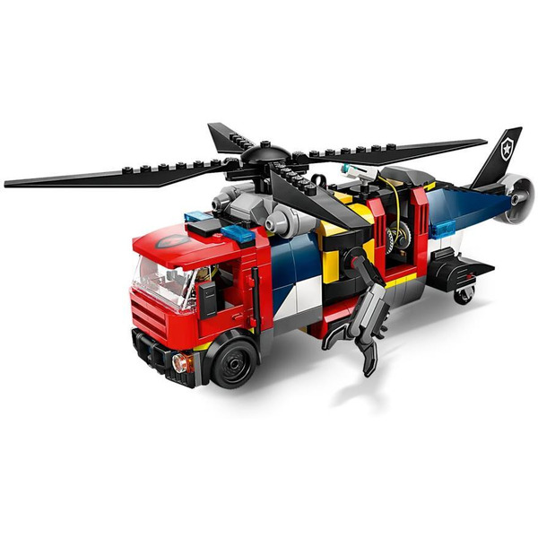 Конструктор LEGO City 60462 Вертолет, пожарная машина и подводная лодка