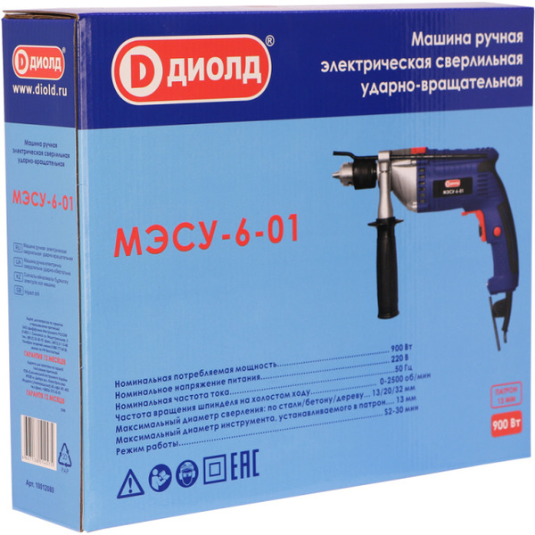 Дрель Диолд МЭСУ-6-01 (10012080)