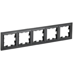 Рамка IEK Brite РУ-5-БрЧ