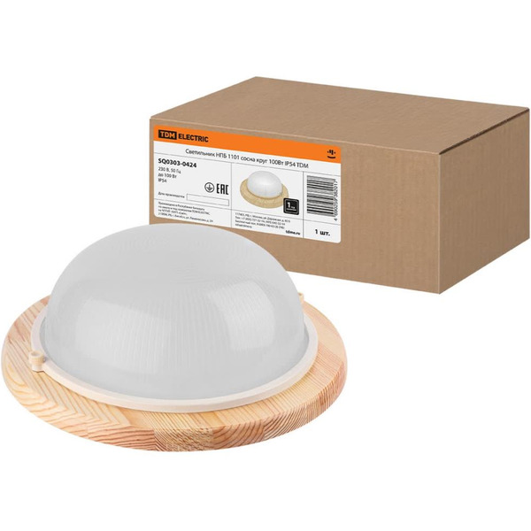 Светильник TDM НПБ1101 (сосна)