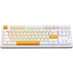 Клавиатура AJAZZ AK870 V2 Day Dream Switch (желтый/белый)