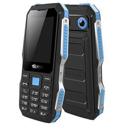 Мобильный телефон Olmio X04 (черный/синий)