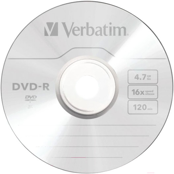 DVD-R диск Verbatim 4.7Gb 16x 43731 (50 шт.)