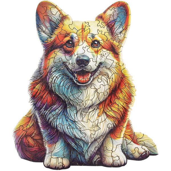 Сувенирный пазл MASTER WOOD Корги SWPKR
