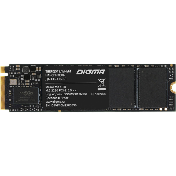 SSD Digma Mega M2 1TB DGSM3001TM23T