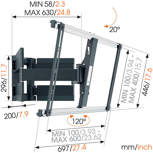 Кронштейн VOGEL'S THIN 550