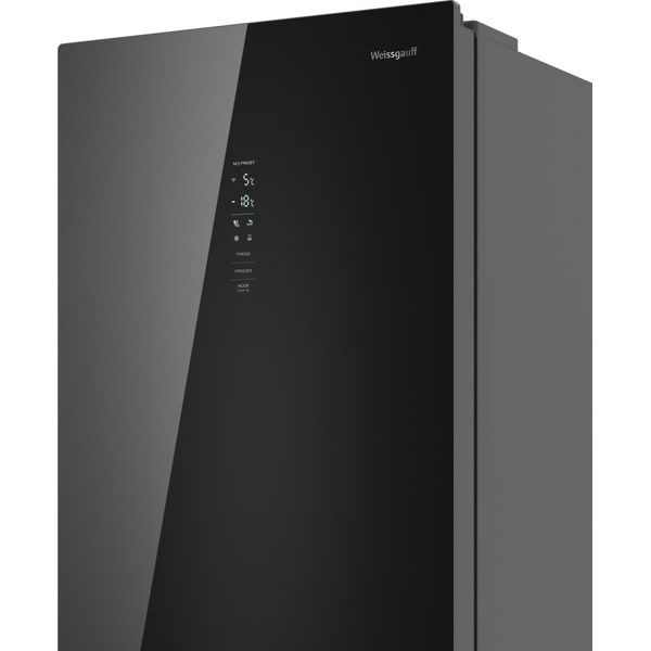 Холодильник Weissgauff WRK 2000 Total NoFrost Inverter Black Glass