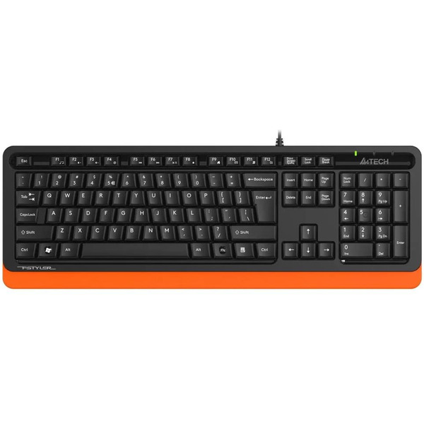 Клавиатура A4Tech Fstyler FKS10 (черный/оранжевый)