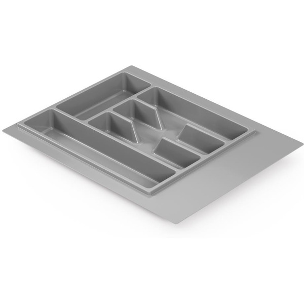 Лоток для столовых приборов Альтернатива М8535 (серый)