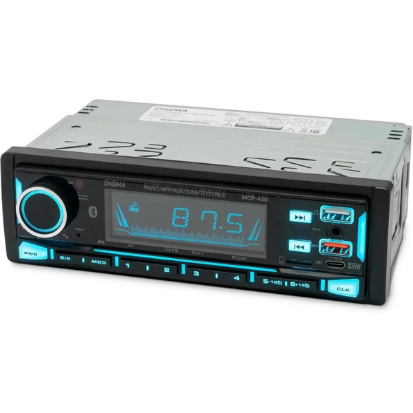 Автомагнитола Digma MCP-450