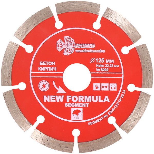 Алмазный диск Trio-diamond S202 125*22,23