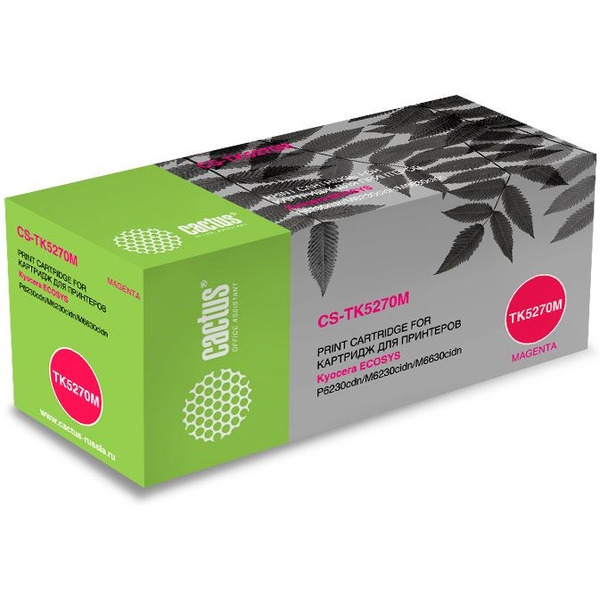 Картридж CACTUS CS-TK5270M (аналог Kyocera TK-5270M)