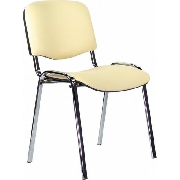 Стул Staff Iso Lite CF-008 (хром/экокожа бежевый Z-21)