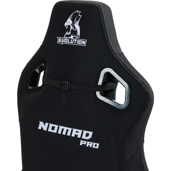 Игровое кресло Evolution Nomad PRO (черный/белый)