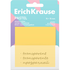 Блок самоклеящийся Erich Krause Pastel 65319