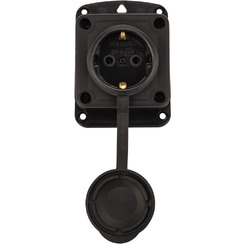 Розетка штепсельная угловая PROconnect 111-127-4