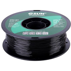 Пластиковая нить ESUN eTPU-95A 1.75 мм 1000 г (черный)