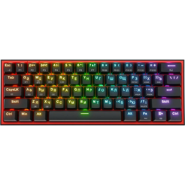 Клавиатура Redragon Fizz Pro 70666 (черный/красный)