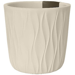 Горшок для цветов с дренажной вставкой Полимербыт Desert 3,6л 4386507