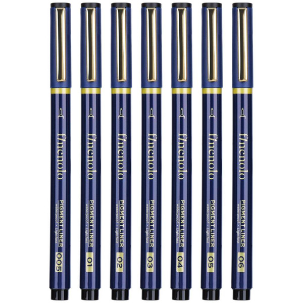 Набор ручек капиллярных DELI Q909