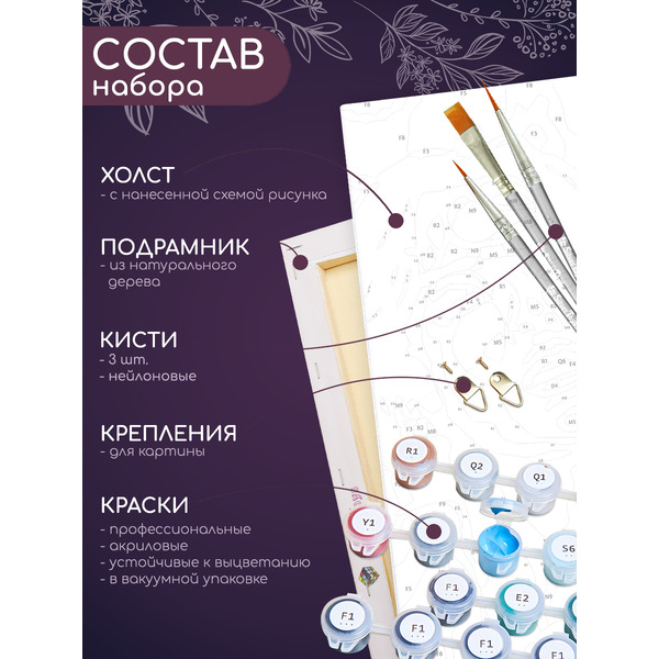 Картина по номерам Молли Чайка на море 40х50 HR0744